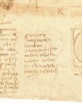 Leonardo da Vinci, Codice Atlantico - acqua di rose speculare