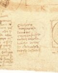 Leonardo da Vinci, Codice Atlantico - acqua di rose speculare