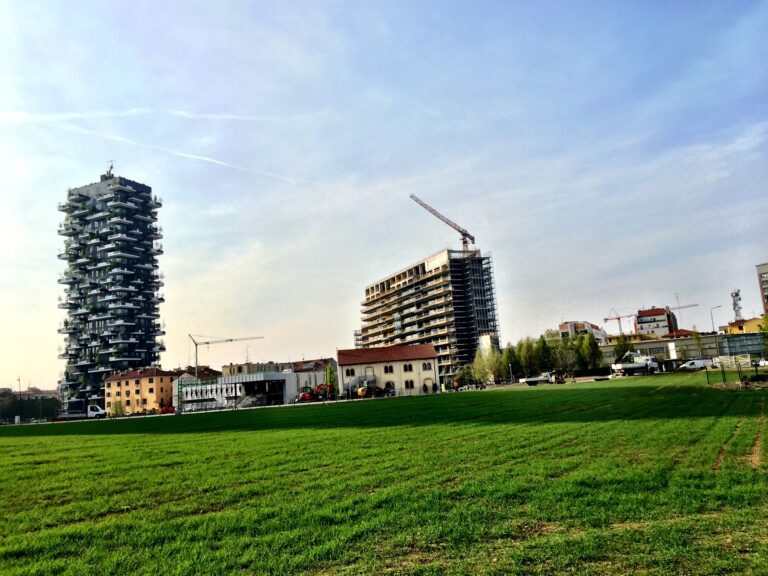 Lintervento di land art di Agnes Denes a Porta Nuova 1 Milano Updates: un campo di grano tra i grattacieli del centro. Ecco in anteprima le immagini del grande intervento di land art di Agnes Denes a Porta Nuova