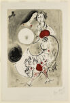 Marc Chagall, Coppia di amanti con gallo, 1951 - Dono di Ida Chagall, Parigi
