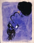 Marc Chagall, Mosè riceve le Tavole della Legge, 1956 - Disegno per l'edizione Verve della Bibbia (nn. 33-34) - Dono di Ida Chagall, Parigi