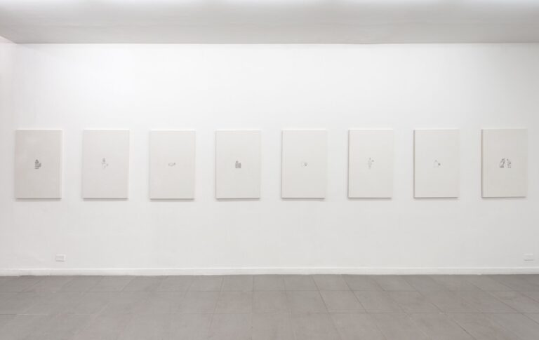 Mariana Ferratto, Esercizi per occhi pigri - veduta dell’installazione presso The Gallery Apart, Roma 2015 - photo Giorgio Benni