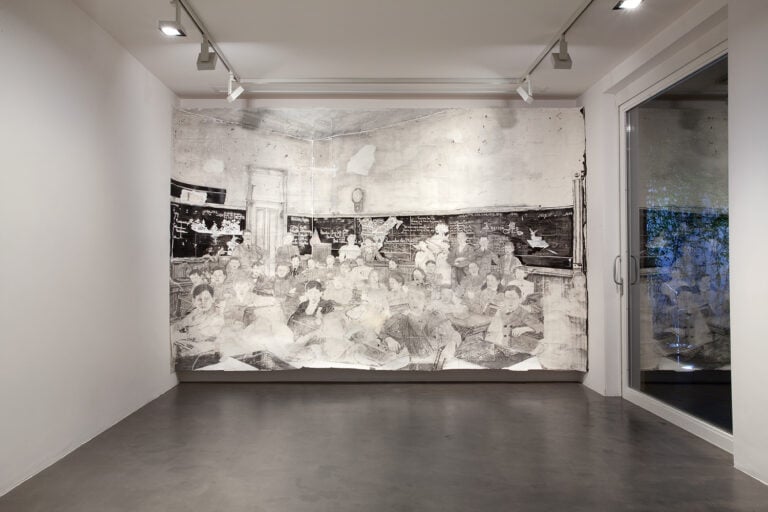 Michael Ryan – Drawings - veduta della mostra presso la Galleria AnnaMarraContemporanea, Roma 2015