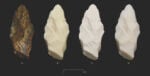 Modelli di punta di lancia del Paleolitico, prodotti da stampante 3D
