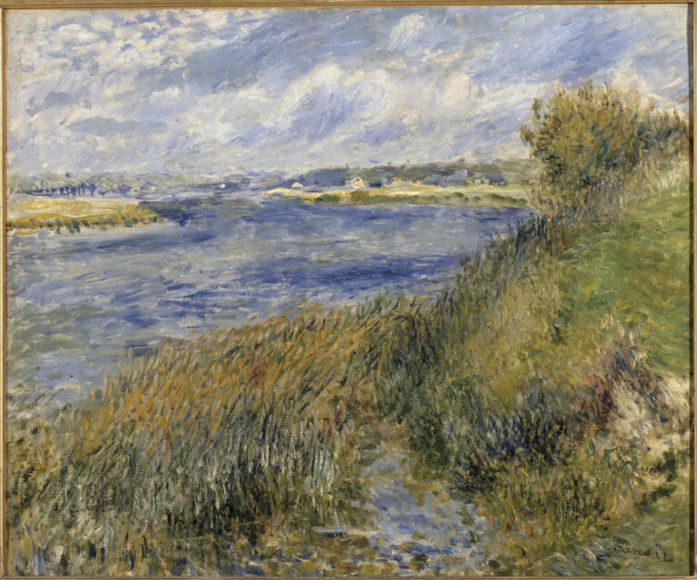 Pierre Auguste Renoir La Seine а Champrosay 1876 Parma chiama Costa Azzurra. E Renoir risponde: grande mostra alla Fondazione Magnani Rocca di Traversetolo, ecco qualche immagine