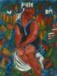 Raoul Dufy, La Grande baigneuse, 1914 - Museés Royaux des Beaux-Arts, Buxelles - photo J. Geleyns - Ro scan