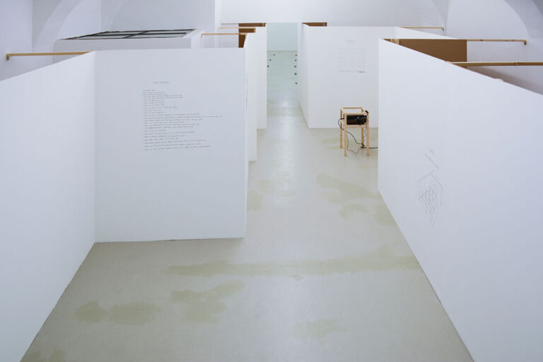 Spatial Dispositions, Aldo Giannotti, Installation View, ar-ge kunst, Bozen-Bolzano 2015 photo aneres