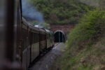 Treno del 1929 in corsa foto Matteo Nardone Il Ministro Dario Franceschini presenta in Val d'Orcia il progetto Itinerari. Treni vintage per un turismo di qualità