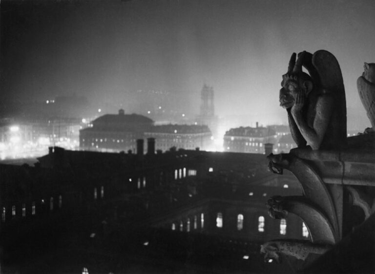 Veduta notturna su Parigi da Notre-Dame, 1933-1934 © Estate Brassaï