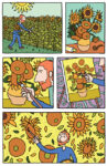 Vincent van Gogh in versione graphic novel Van Gogh, Picasso e Rembrandt a fumetti. Dall'Inghilterra ecco le vite d’artista declinate in versione graphic novel