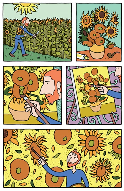 Resultado de imagen de novela grafica van gogh