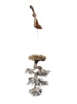 Ciriaca+Erre, Suspended Balance, 2015 - audio, mestolo sacro in legno secolo XVII, bonsai ricoperto in parte di resina-cemento, resina effetto acqua, luci al led - © photo Ciriaca+Erre, courtesy the artist - progetto