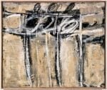 Cy Twombly, Untitled, 1951 Pittura murale su tela/ House paint on canvas 101.6 x 121.9 cm Cy Twombly Foundation