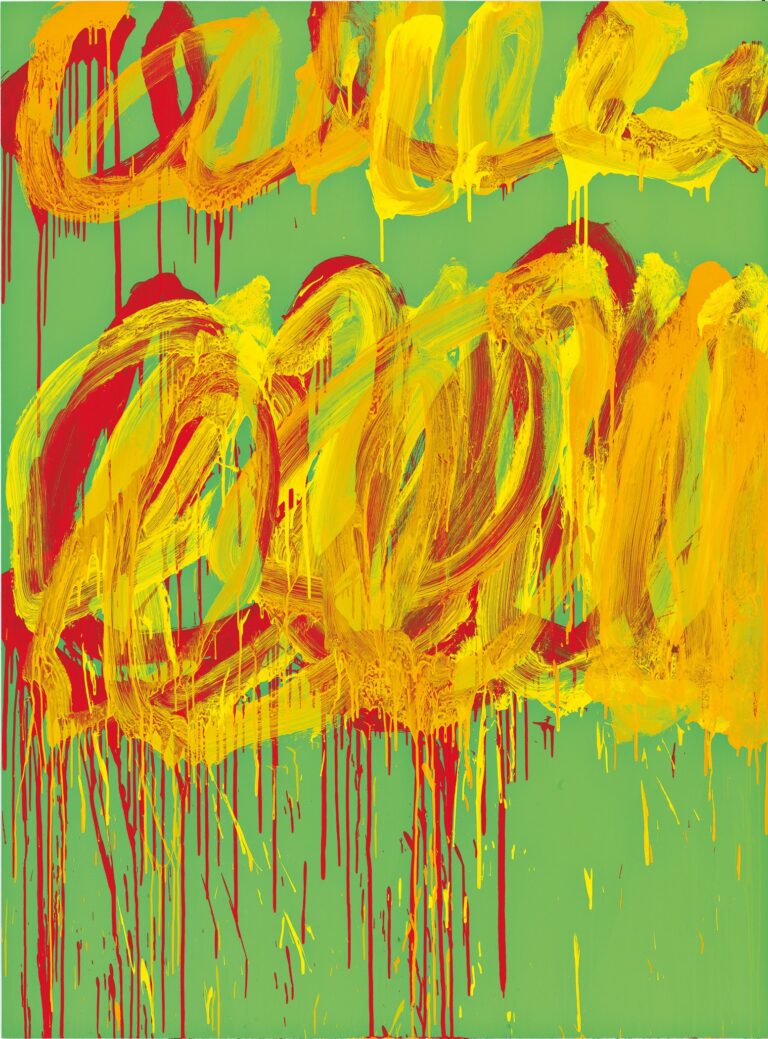 Untitled (Camino Real VI), 2011 Acrilico su legno/ Acrylic on wood 252.5 x 187.2 cm Cy Twombly Foundation