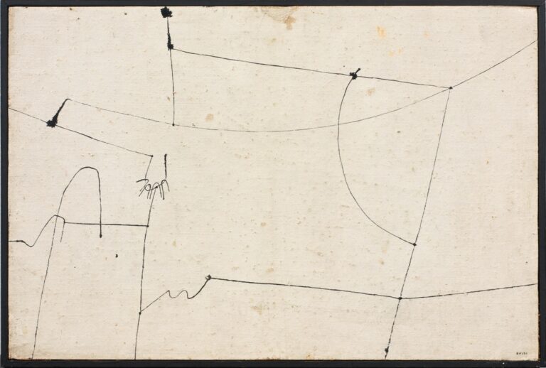 Alberto Burri, Copertina, 1953-54 - Tecnica mista su tela applicata su tavola, cm 38,3x25,8