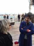 Alessandra Mammì e Maria Luisa Frisa Venezia Updates: la quiete prima della Biennale. Baratta e Enwezor accolgono giornalisti e critici prima del via, ecco chiccera al party a Ca' Giustinian