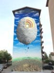 Blu il murale per Draw the Line 2015 a Campobasso Quell’arcobaleno scavato nella roccia. Nuovo murale di Blu a Campobasso, per Draw the Line 2015. In memoria dell’amico Sopa