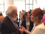 Gino di Maggio ed Elena Manzoni di Chiosca Venezia Updates: un grande Mario Merz non salva i nuovi spazi per le mostre delle Gallerie dell’Accademia. Ecco le immagini dell'opening