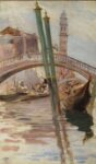 Giovanni Boldini, Rio a Venezia col campanile dei Greci, 1895 ca, Coll privata