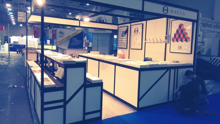 Hacca - allestimento al Salone del Libro