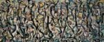 Jackson Pollock, Murale, 1943, olio e caseina su tela, 242,9 x 603,9. Donazione Peggy Guggenheim, 1959. University of Iowa Museum of Art. Riproduzione concessa dalla University of Iowa