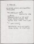 Jean-Michel Basquiat, Untitled Notebook Page, 1987 ca.