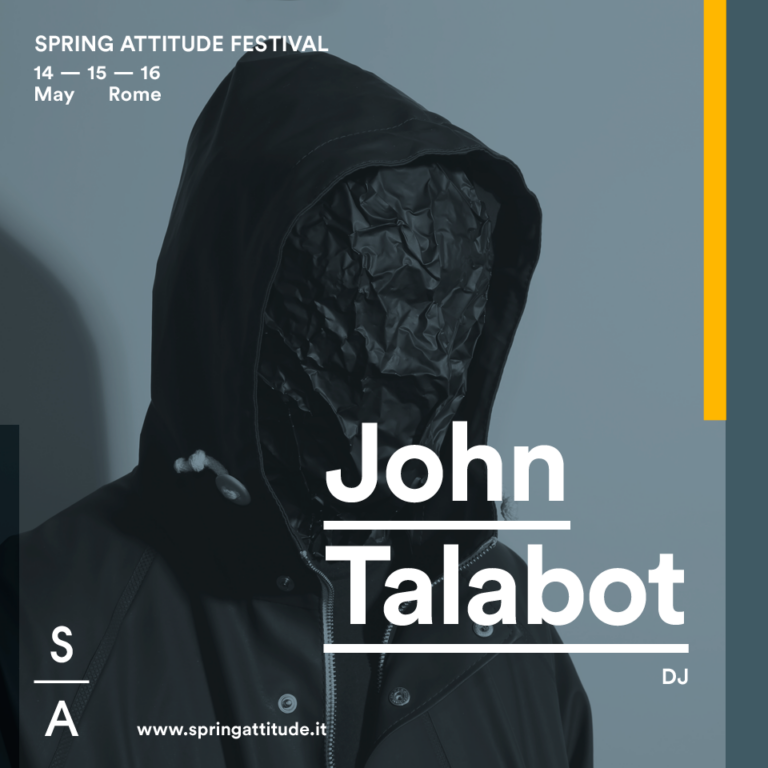 John Talabot2 Spring Attitude a Roma. Festival di musica elettronica e arte nei musei della Capitale. Dal Maxxi al Macro una combo di artisti e dj internazionali