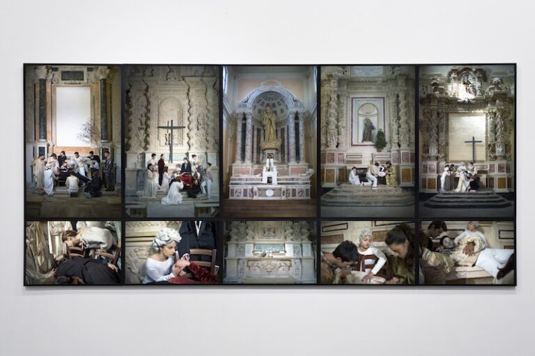 Luigi Presicce, Atto unico sulla morte in cinque compianti, 2012, performance per un pubblico rinchiuso (posti limitati). Chiesa di San Francesco della Scarpa, Lecce