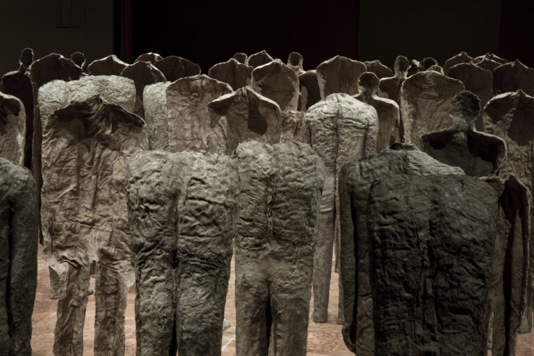 Magdalena Abakanowicz – Crowd and Individual - veduta della mostra presso la Fondazione Cini, Venezia 2015 - photo Alessandra Chemollo