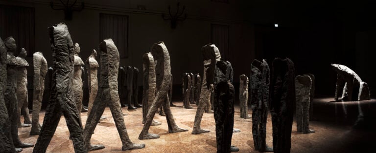 Magdalena Abakanowicz – Crowd and Individual - veduta della mostra presso la Fondazione Cini, Venezia 2015 - photo Alessandra Chemollo