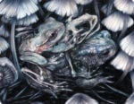 Marco Mazzoni, The Unaware, 2015 - matite colorate e inchiostro su carta moleskine, cm 14x18