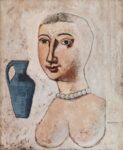 Massimo Campigli, Busto con vaso blu, 1928