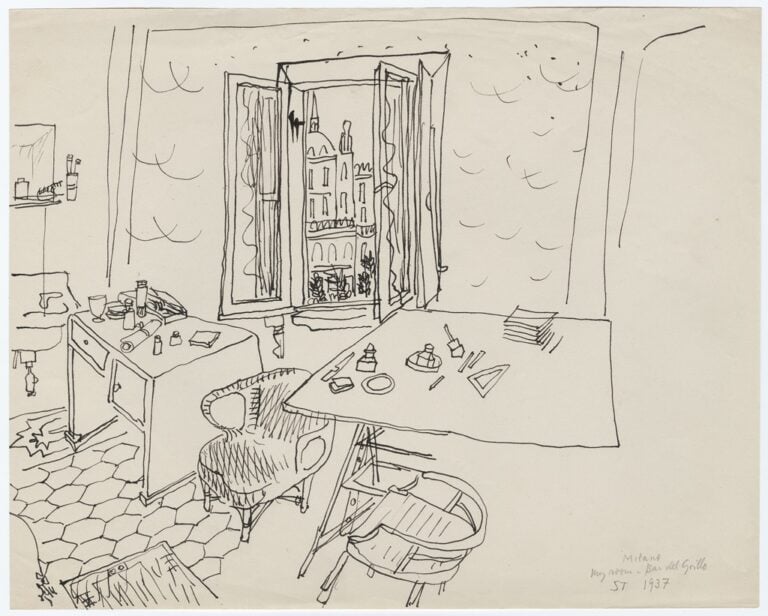 Milano - My room - Bar del Grillo, 1937 - © The Saul Steinberg Foundation-ARS, NY