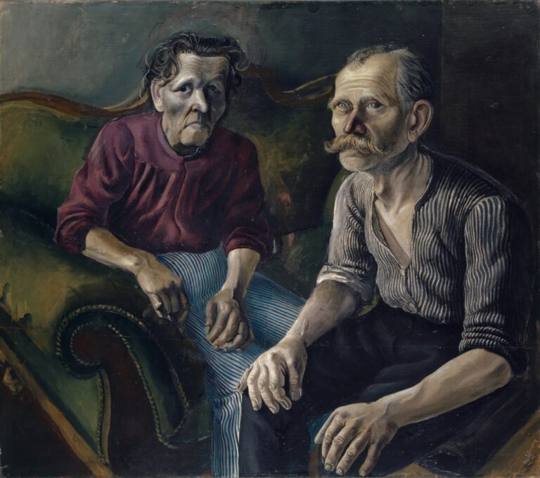 Otto Dix, Ritratto dei genitori, 1921 - Kunstmuseum Basel - © Otto Dix, by SIAE 2015 - Otto Dix Stiftung