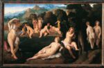 Palma il Vecchio, Ninfe al bagno, 1519-20 - olio su tela applicata su tavola - Vienna, Kunsthistorisches Museum, Gemäledegalerie - ©2014. DeAgostini Picture Library - Scala, Firenze