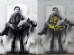 Pasolini Pietà Roma 2015 dopo latto di vandalismo L'amaro destino di Pignon e C215. Opere offese o rubate tra Napoli e Palermo. Pasolini e Caravaggio, nuovi trofei del teppista metropolitano