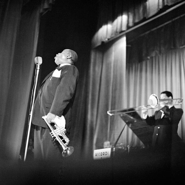 Riccardo Schwamenthal, Louis Armstrong, Milano, 1959 - © CTSimages