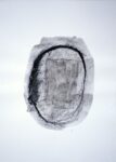 Roberto Almagno, Senza Titolo, 2009, cm. 42×30 c- arbone, polvere di carbon fossile, acqua e cenere su carta - foto di Alessandro Cardinali