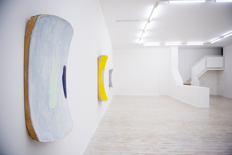 Ron Gorchov - Recent Works - veduta della mostra presso la Galleria Thomas Brambilla, Bergamo 2015