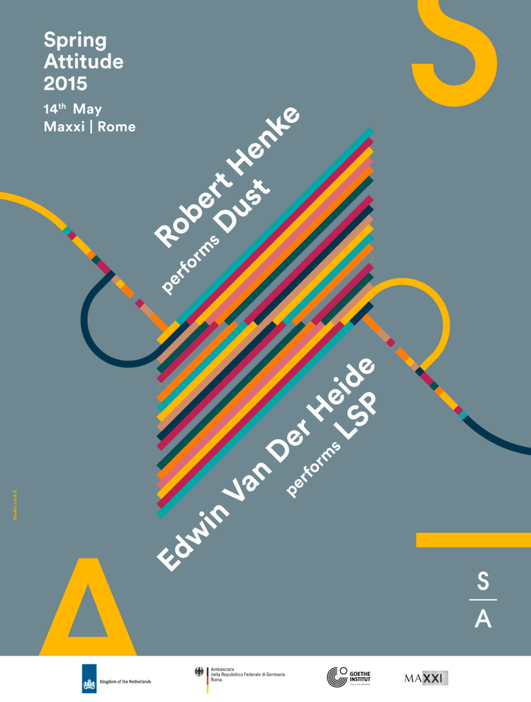 SA2015 Poster Annuncio02 Spring Attitude a Roma. Festival di musica elettronica e arte nei musei della Capitale. Dal Maxxi al Macro una combo di artisti e dj internazionali