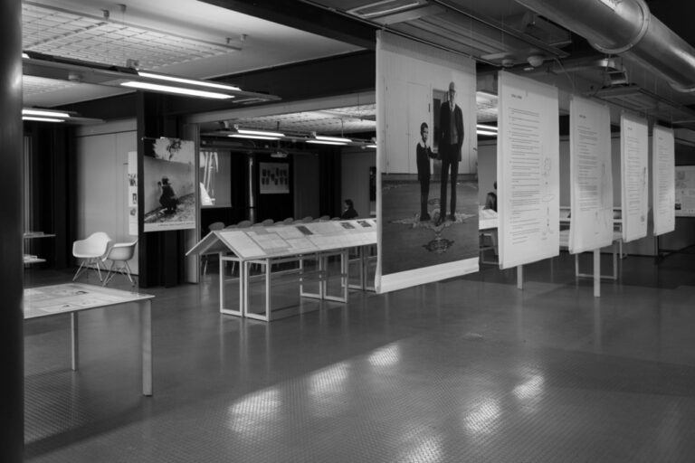 Saul Steinberg a Milano - veduta della mostra al Politecnico di Milano, 2015 - photo Gerardo Semprebon