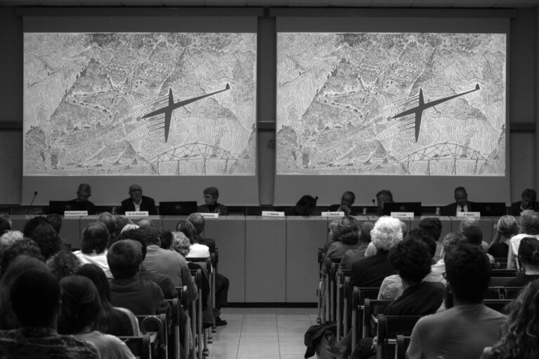 Saul Steinberg a Milano - veduta della mostra al Politecnico di Milano, 2015 - photo Gerardo Semprebon