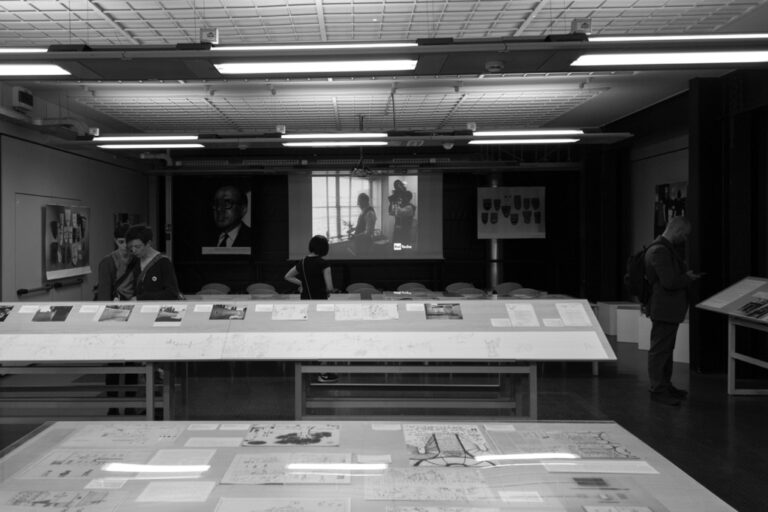 Saul Steinberg a Milano - veduta della mostra al Politecnico di Milano, 2015 - photo Gerardo Semprebon