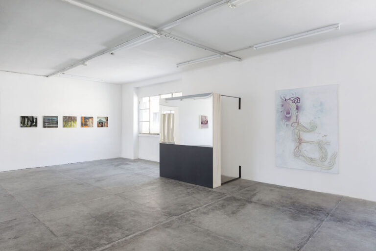 Ull Hohn – painting, painting – veduta della mostra presso Peep-Hole, Milano 2015