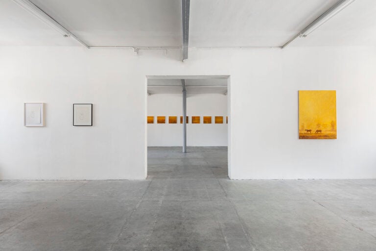 Ull Hohn – painting, painting – veduta della mostra presso Peep-Hole, Milano 2015