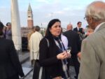 Valerie Duponchelle Venezia Updates: la quiete prima della Biennale. Baratta e Enwezor accolgono giornalisti e critici prima del via, ecco chiccera al party a Ca' Giustinian