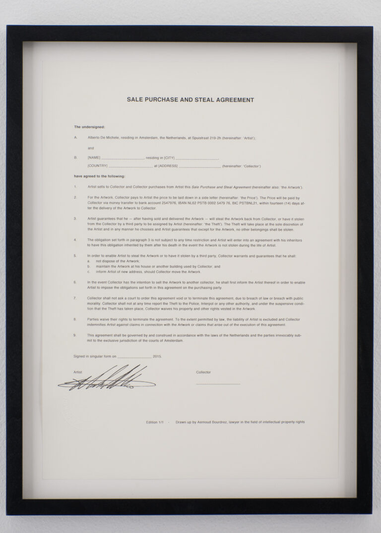 Alberto De Michele Sale Purchase and Steal Agreement foto Cassander Eeftinck Schattenkerk Italiani in trasferta. Christian Fogarolli e Alberto De Michele in mostra al de Appel di Amsterdam, ecco le immagini