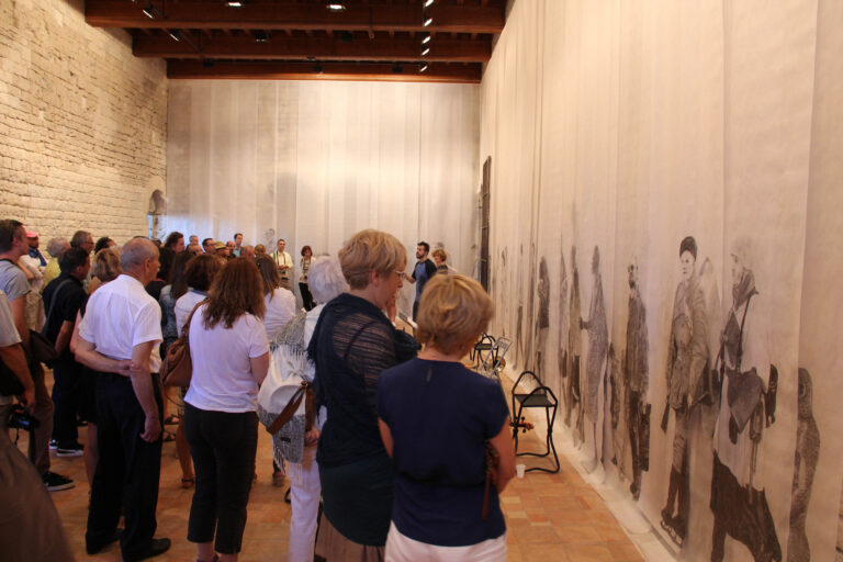 Andrea Mastrovito Nimporte où hors du monde Montelimar 2015 opening 4 Italiani in trasferta. Tre castelli per Andrea Mastrovito, a Montelimar.  Le prime foto di un grande progetto, fra storia, memoria e sentimento tragico