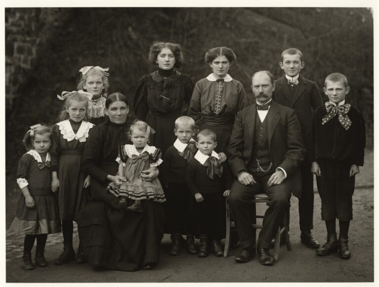 August Sander, German, 1876–1964 Farming Family, 1913-14 from People of the 20th Century: The Farmer’s Family Gelatin silver print, approx. 7 3/8 × 10 3/16'' (18.7 × 25.8 cm) The Museum of Modern Art, New York Acquired through the generosity of the Sander family