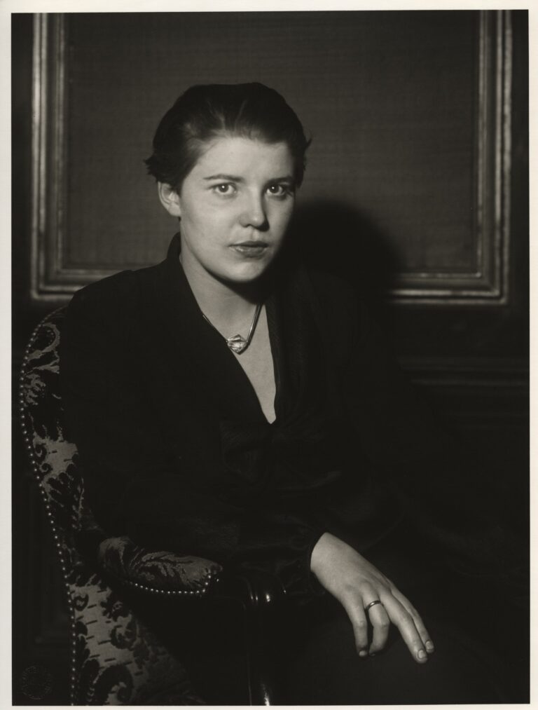August Sander, German, 1876–1964 Film Actress [Tony van Eyck], 1933 from People of the 20th Century: The Actor Gelatin silver print, 10 3/16 × 7 3/8'' (25.8 × 18.7 cm) The Museum of Modern Art, New York Acquired through the generosity of the Sander family